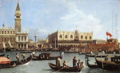 Kembalinya Bucentoro Untuk Molo Pada Kenaikan Hari 1732