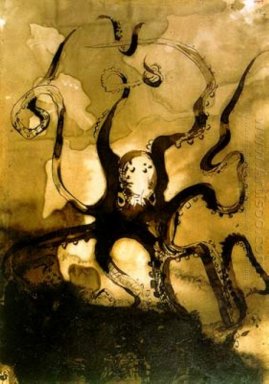 Octopus met de initialen V.H.