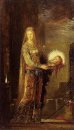 Salome Bära huvudet av John The Baptist på ett fat