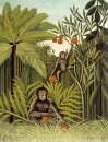 Los monos en la selva 1909