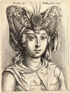 Kvinna med en Turban