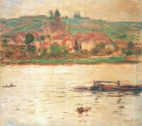 Vetheuil barca no Seine 1902