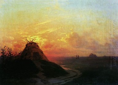 O campo do por do sol 1861