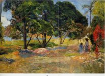 Paysage avec trois arbres 1892