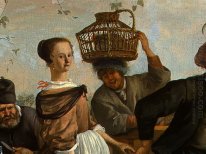 Dansende Paar Details 1663