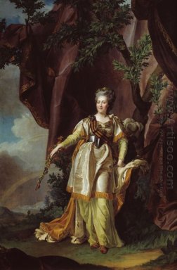 Porträtt av Greate ryska kejsarinnan Katarina II