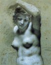 Busto del desnudo femenino