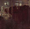 Vacas en el granero 1901