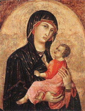 Madonna e criança no 593