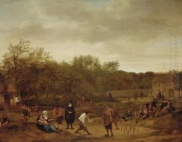 Jordbrukare att Skittles 1655