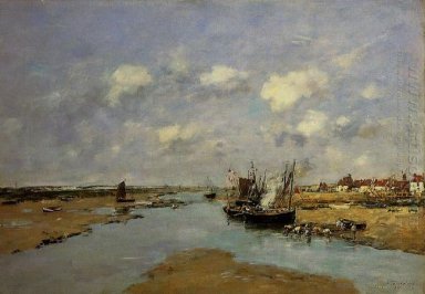 Etaples La Canache Low Tide 1890