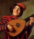 Portrait of a Jester with a Lute