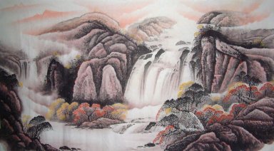 Cascada - la pintura china