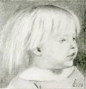 Cathy Madox Brown vid en ålder av tre år
