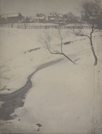 Vinterlandskap, Newark, Ohio