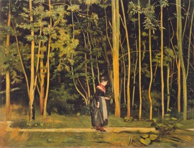 Wandelen op de rand van het Bos 1885