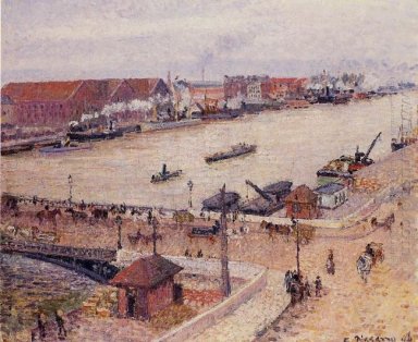 Seine i översvämning rouen 1896