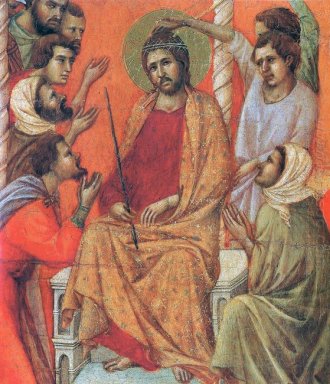 Bespotting van Christus Fragment 1311