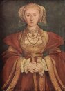 Портрет Анна Клевская 1539