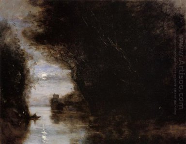 Paisaje iluminado por la luna 1874