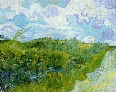 Campos de trigo verdes 1890