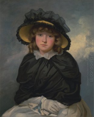 Portret van Louisa Lane, genaamd \'Cecilia\'