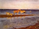Caballos En Una Orilla 1905