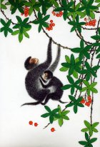 Monkey - kinesisk målning