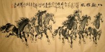 Ocho Caballos papel Tesoros-Antique - la pintura china