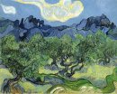 Die Alpilles mit Olivenbäumen Im Vordergrund 1889