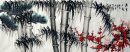 Bambou (Trois amis de l'hiver) - peinture chinoise