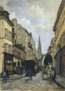 rua principal em Argenteuil 1872