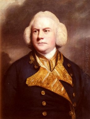 Portret van Admiraal Thomas Cotes