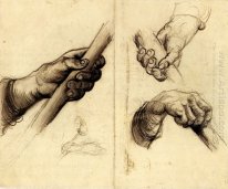 Mani con un bastone 1885