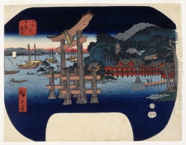 Itsukushima In der Provinz Aki 1858