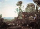 Apollon et les Muses sur le mont Hélicon 1680