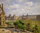 place du carrousel de los jardines Tuileries 1900
