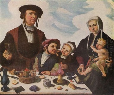 Pieter Jan Foppeszoon e sua família