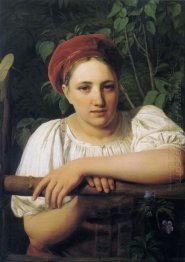 Uma menina do camponês de Tver