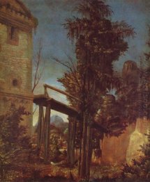 paisagem com uma passarela