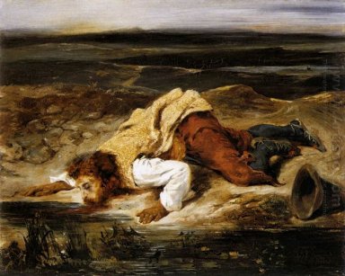 Смертельно раненный Вор утоляет жажду 1825