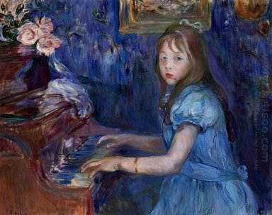 Lucie Leon au piano 1892