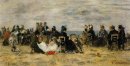 Beach Scene bei Trouville 4