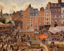 mässan Dieppe solig eftermiddag 1901