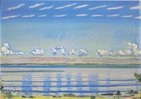 Ritmische landschap aan het Meer van GenȨve 1908