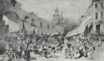 Il mercato A Mosca 1868