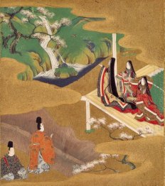 Ilustração do Genji Monogatari (Wakamurasaki)
