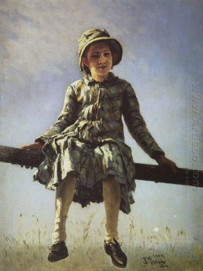 Draak Fly Portret van Vera Repina Kunstenaar S Dochter 1884