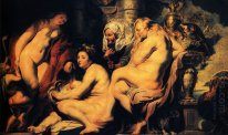 Le figlie di Cecrope Trovare il bambino Erittonio 1617