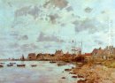 O porto em Saint Vaast La Houghe 1892